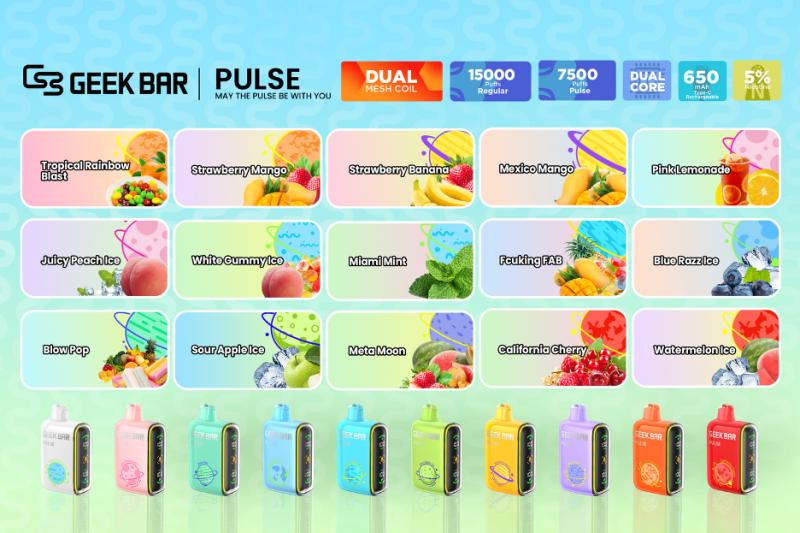 Geek Bar Pulse Flavor Variety: Satisfying Every Palate