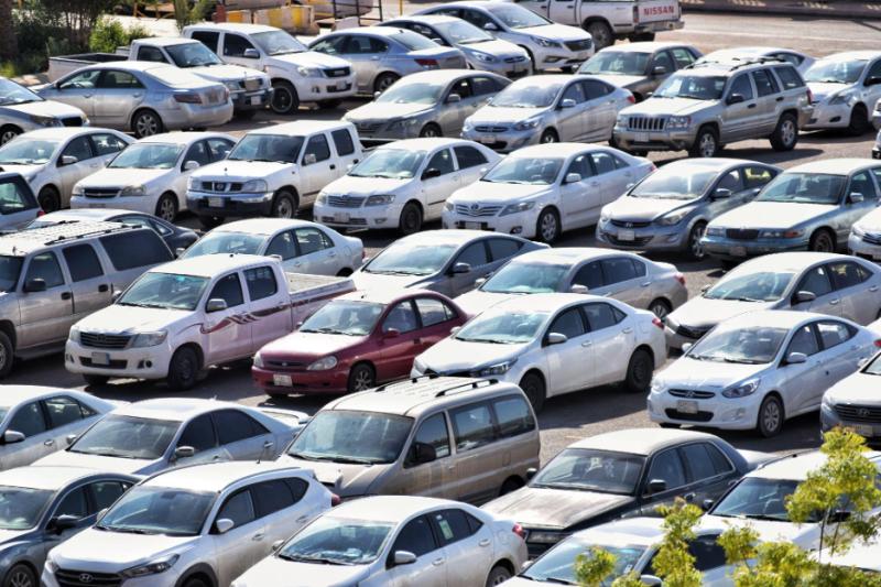 A car lot full of used cars represents the value CarGuard Administration can provide to anyone hoping to sell them