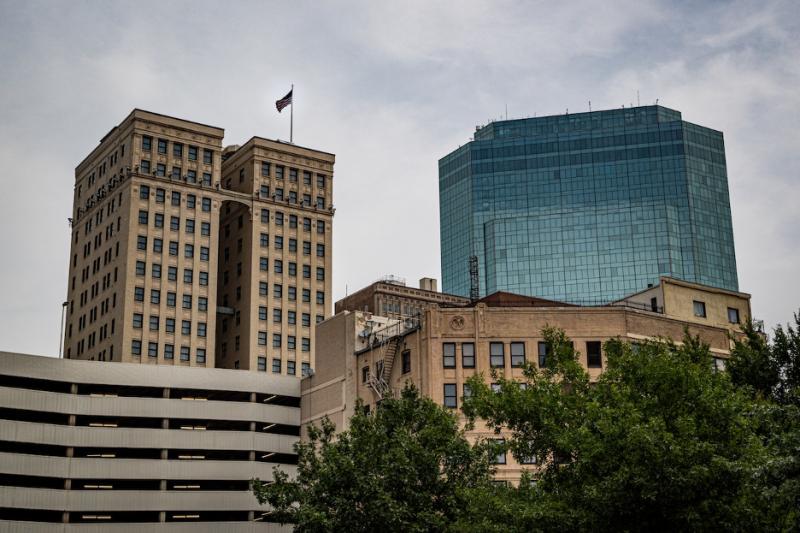 Buildings in Fort Worth.